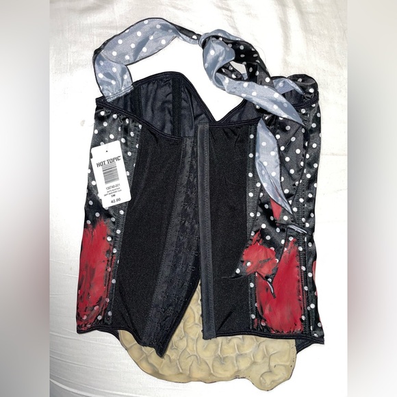 *Clearance* NWT Hot Topic Zombie Corset Halter Top Size Small - Picture 4 of 10